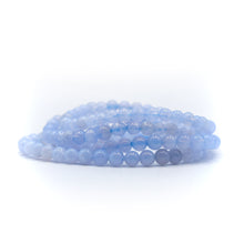 Load image into Gallery viewer, Blue Lace Agate Beaded Bracelet
