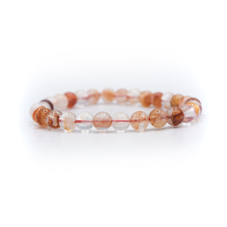 Hematoid Quartz Beaded Bracelet