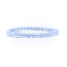 Load image into Gallery viewer, Blue Lace Agate Beaded Bracelet
