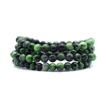 Load image into Gallery viewer, Ruby and Zoisite Beaded Bracelet
