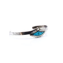 Load image into Gallery viewer, Navajo Turquoise Baby Bracelet
