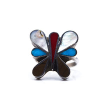 Load image into Gallery viewer, Navajo Butterfly Ring
