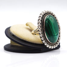 Load image into Gallery viewer, Navajo 925 Silver Malachite Ring

