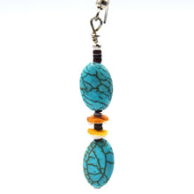 Load image into Gallery viewer, Navajo Turquoise and Shell Jewellery Set ( Necklace and Earrings)
