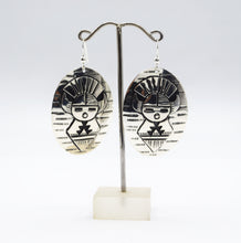 Load image into Gallery viewer, Zuni Earrings in Sterling Silver
