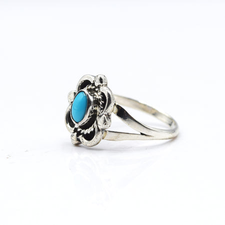 Navajo Turquoise ring in 925 Silver