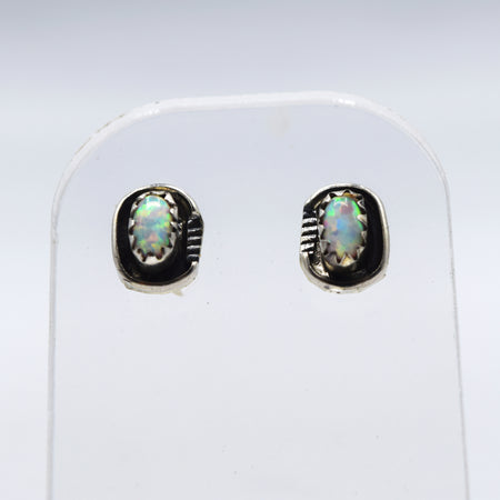Navajo Earrings in Sterling Silver