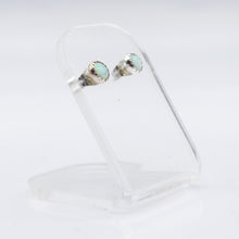 Load image into Gallery viewer, Navajo Opal Earrings in Sterling Silver
