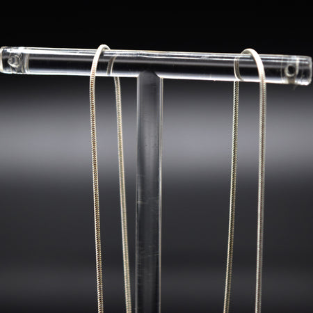 Silver necklace chain