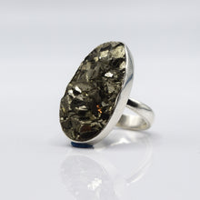 Load image into Gallery viewer, Pyrite Ring 925 Silver
