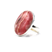 Load image into Gallery viewer, Rhodochrosite Ring 925 Silver
