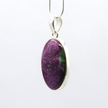 Load image into Gallery viewer, Ruby and Zoisite Pendant 925 Silver
