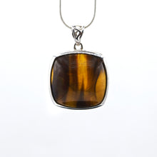 Load image into Gallery viewer, Tigers Eye Pendant 925 Silver
