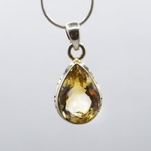Load image into Gallery viewer, Citrine Pendant 925 Silver
