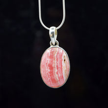 Load image into Gallery viewer, Rhodochrosite Pendant 925 Silver
