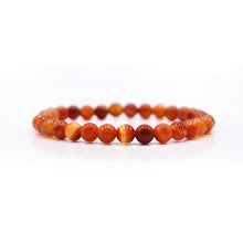 Load image into Gallery viewer, Banded Carnelian Beaded Bracelet
