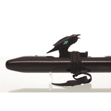 Load image into Gallery viewer, Crow With Turquoise Inlay &quot;F#&quot; - Ebonised Walnut
