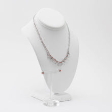 Load image into Gallery viewer, Navajo 925 Silver and Coral Squash Blossom and Naja Jewellery set

