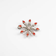 Load image into Gallery viewer, Zuni 925 Silver Mosaic Inlay Pendant &amp; Brooch
