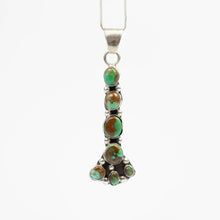 Load image into Gallery viewer, Navajo 925 Silver Multi StoneTurquoise Pendant
