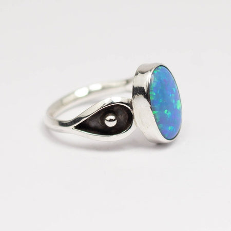 Navajo, Synthesized Opal Ring